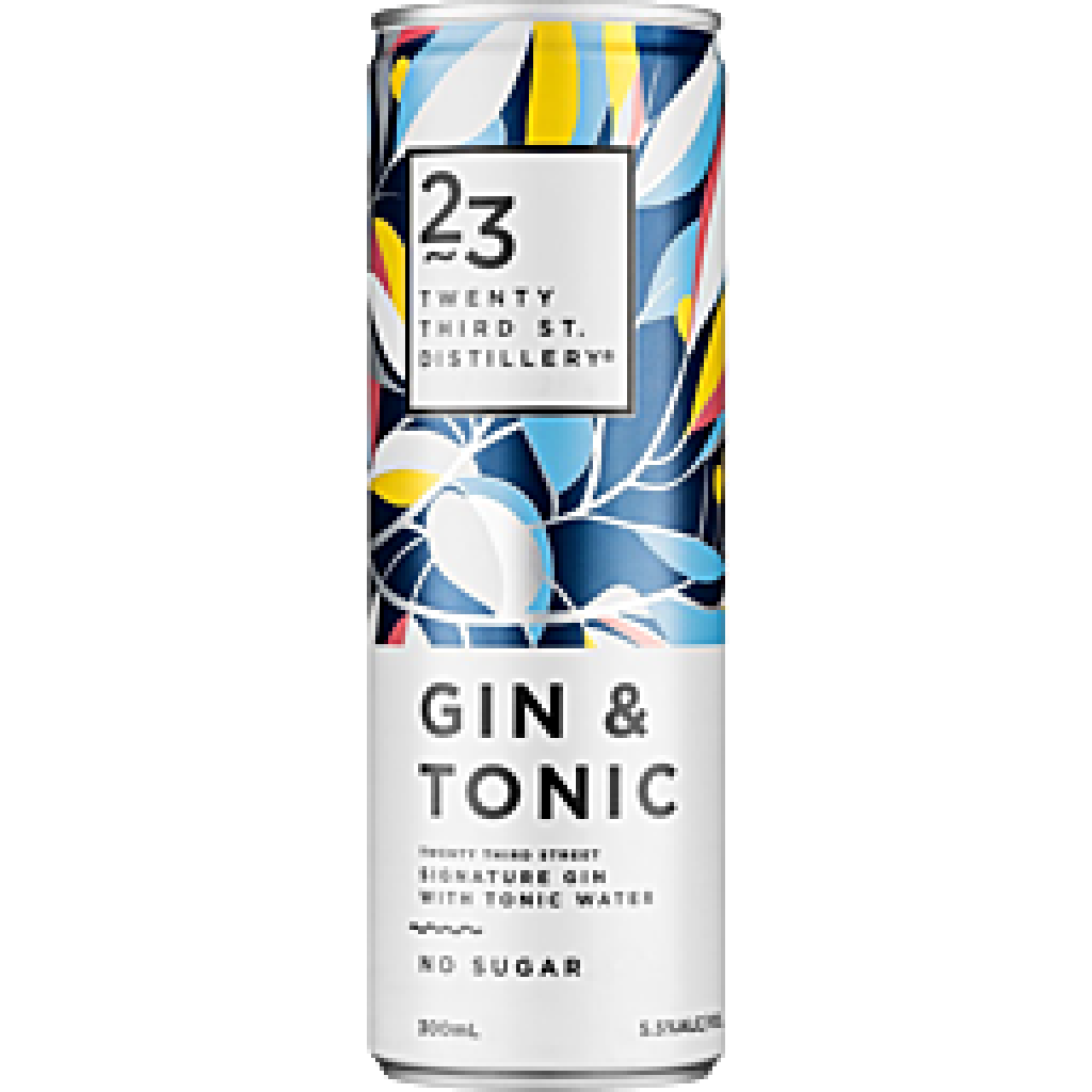 23Rd Street Gin and Tonic Can 300 ml (Pack of 24)