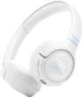 JBL Tune 680NC Wireless On-Ear Noise Cancelling Headphones (White)