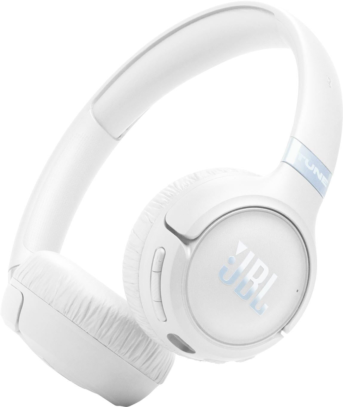 JBL Tune 680NC Wireless On-Ear Noise Cancelling Headphones (White)