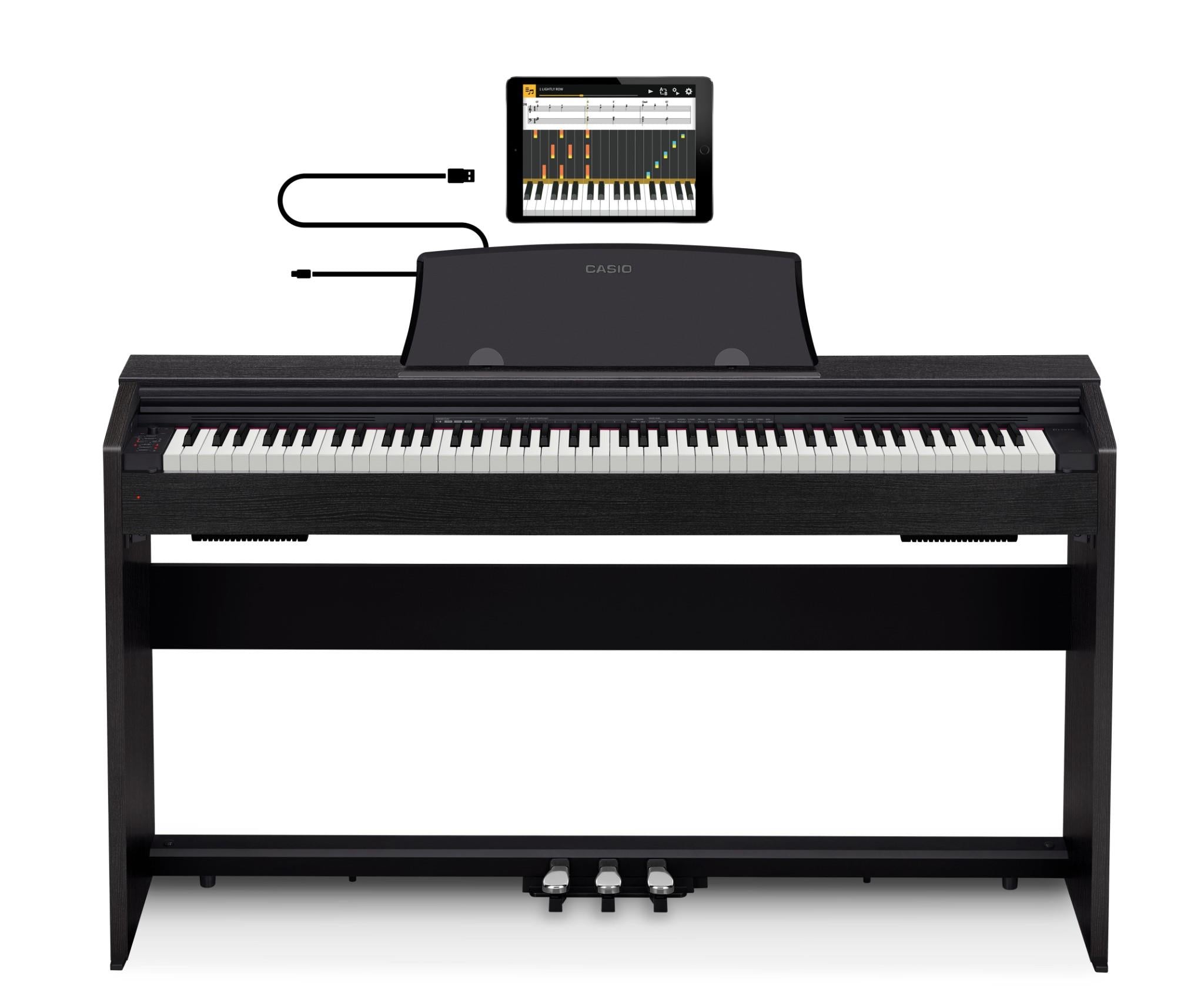 Casio PX770BK Upright Digital Piano (Black)