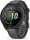 Garmin Forerunner 165 Smart Watch (Black/Slate Grey)