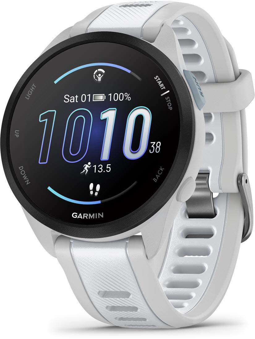 Garmin Forerunner 165 Smart Watch (Mist Grey/Whitestone)