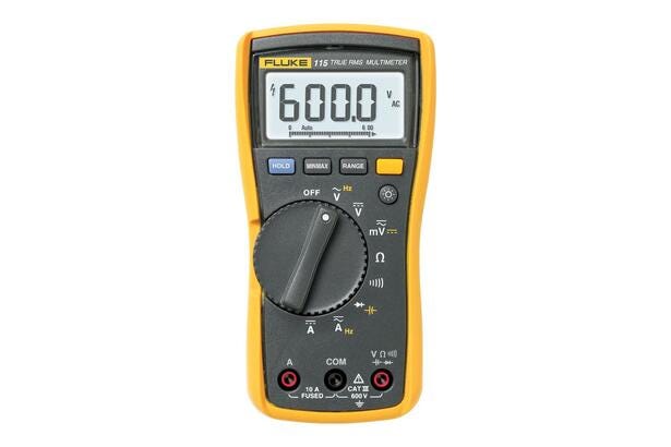 Fluke Electrical Multimeter 600V 10A FLU115