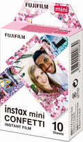 Fujifilm Instax Mini Film Confetti for Instax Mini Cameras (10 Pack)