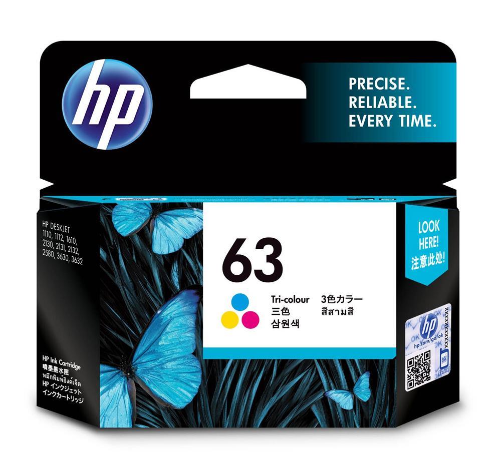 HP 63 Original Ink Cartridge (Tri-colour)