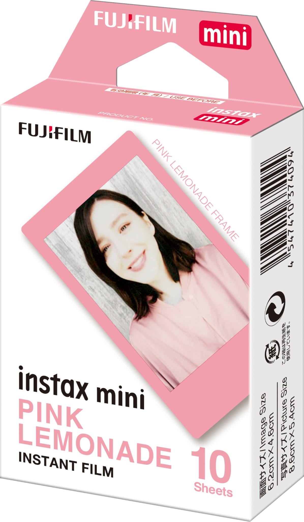 Fujifilm Instax Mini Film Pink Lemonade for Instax Mini Cameras (10 Pack)