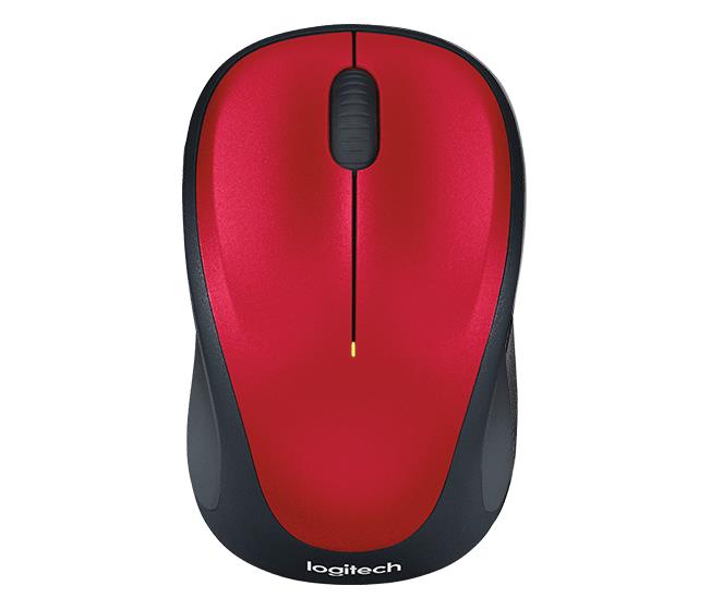 Logitech M235 Wireless Mouse (Red)