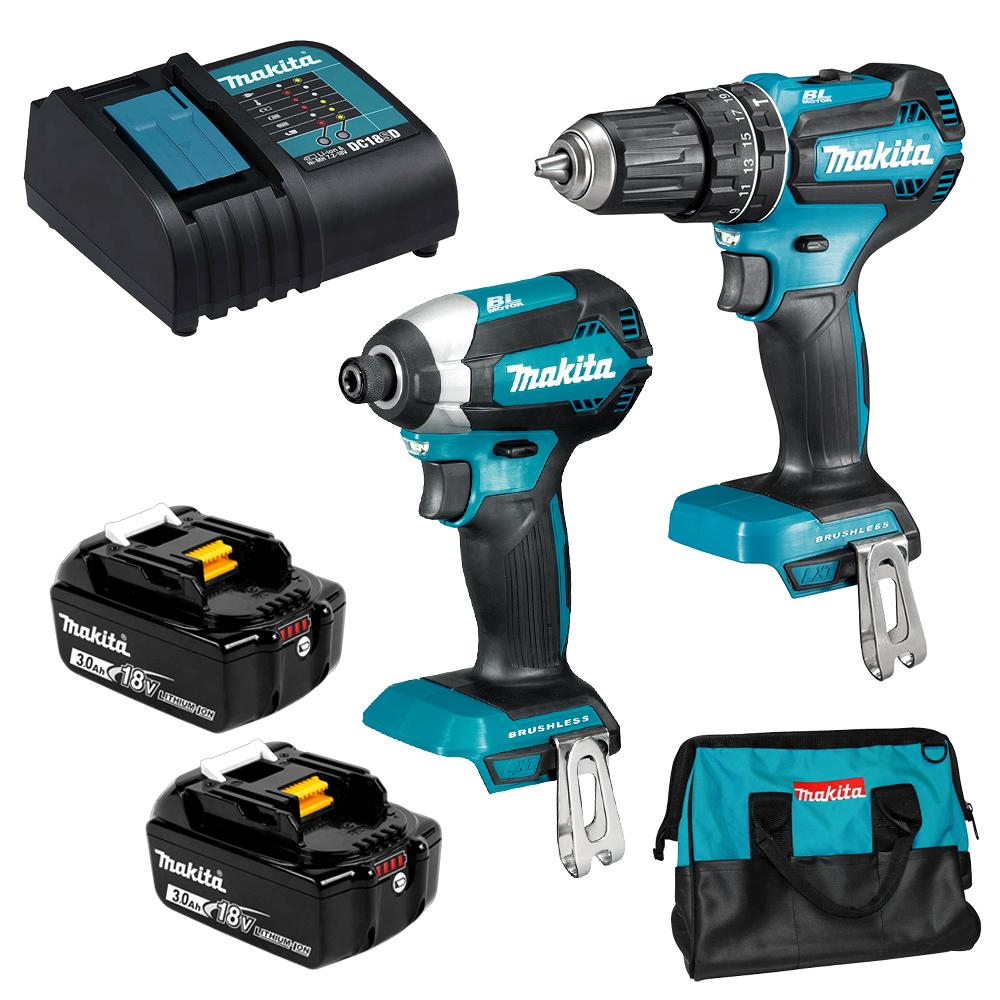 Makita 2 Piece BL 18VDLX2283S Combo