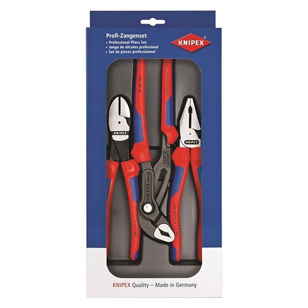 Knipex Multigrip Plier Set Heavy Duty 3 Pce