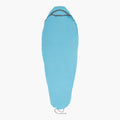 Breeze Sleeping Bag Liner - Mummy w/ Drawcord Blue Atoll