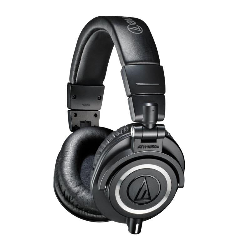 Audio-Technica ATH-M50x Monitor Over-Ear Headphones (Black)