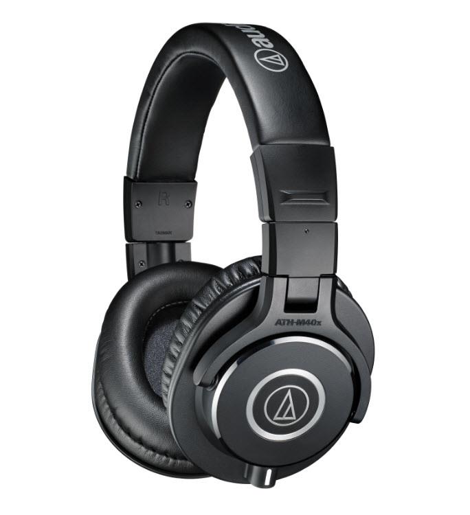 Audio-Technica ATH-M40x Monitor Over-Ear Headphones (Black)