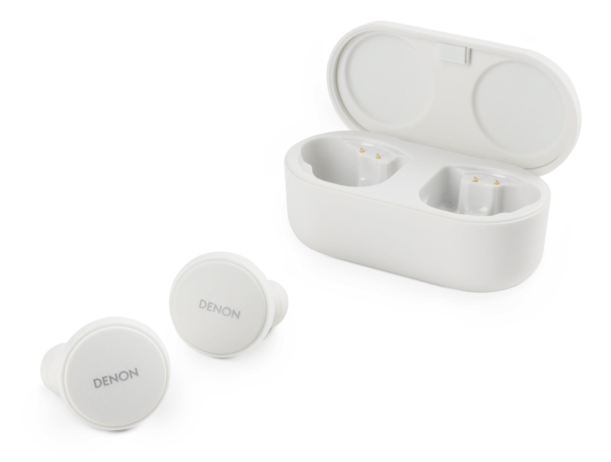 Denon PerL Pro True Wireless ANC In-Ear Headphones (White)
