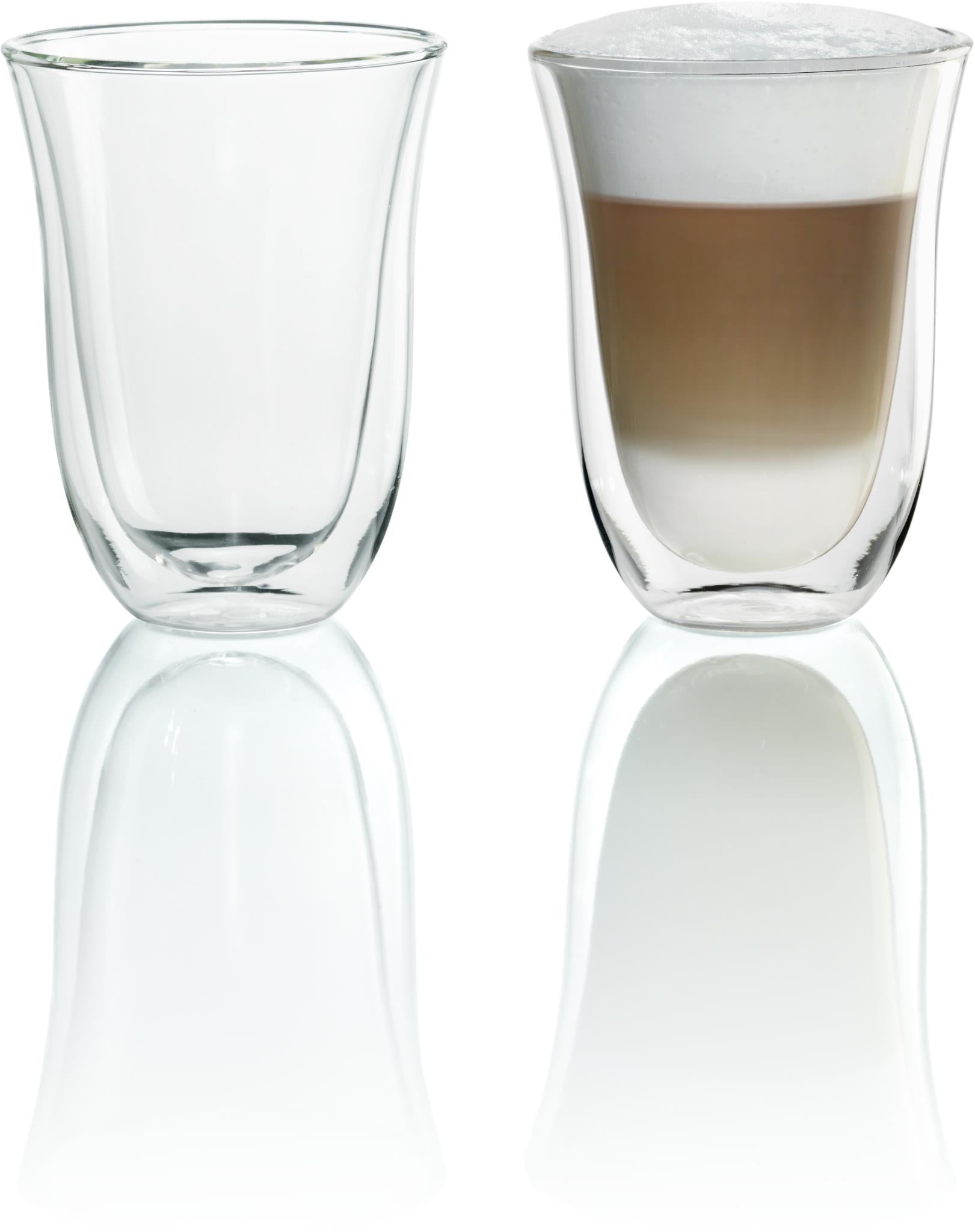 De'Longhi Double Wall Latte Glasses (2 Set)