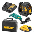 DeWalt Cross Line Laser Green Beam 18V Kit