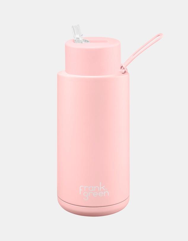 34oz Bottle with Straw - Blushed