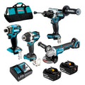 Makita 4 Piece Brushless Combo Kit 18V DLX4186TX1