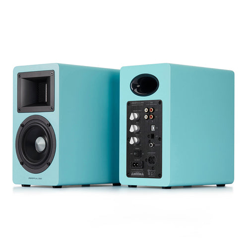 Airpulse A80 Wireless Active Bookshelf Speakers Blue