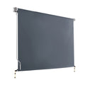 Instahut 2.7X2.5M Outdoor Blinds Awning Roll Down Canopy Retractable Outdoor Blinds Window Shade Grey