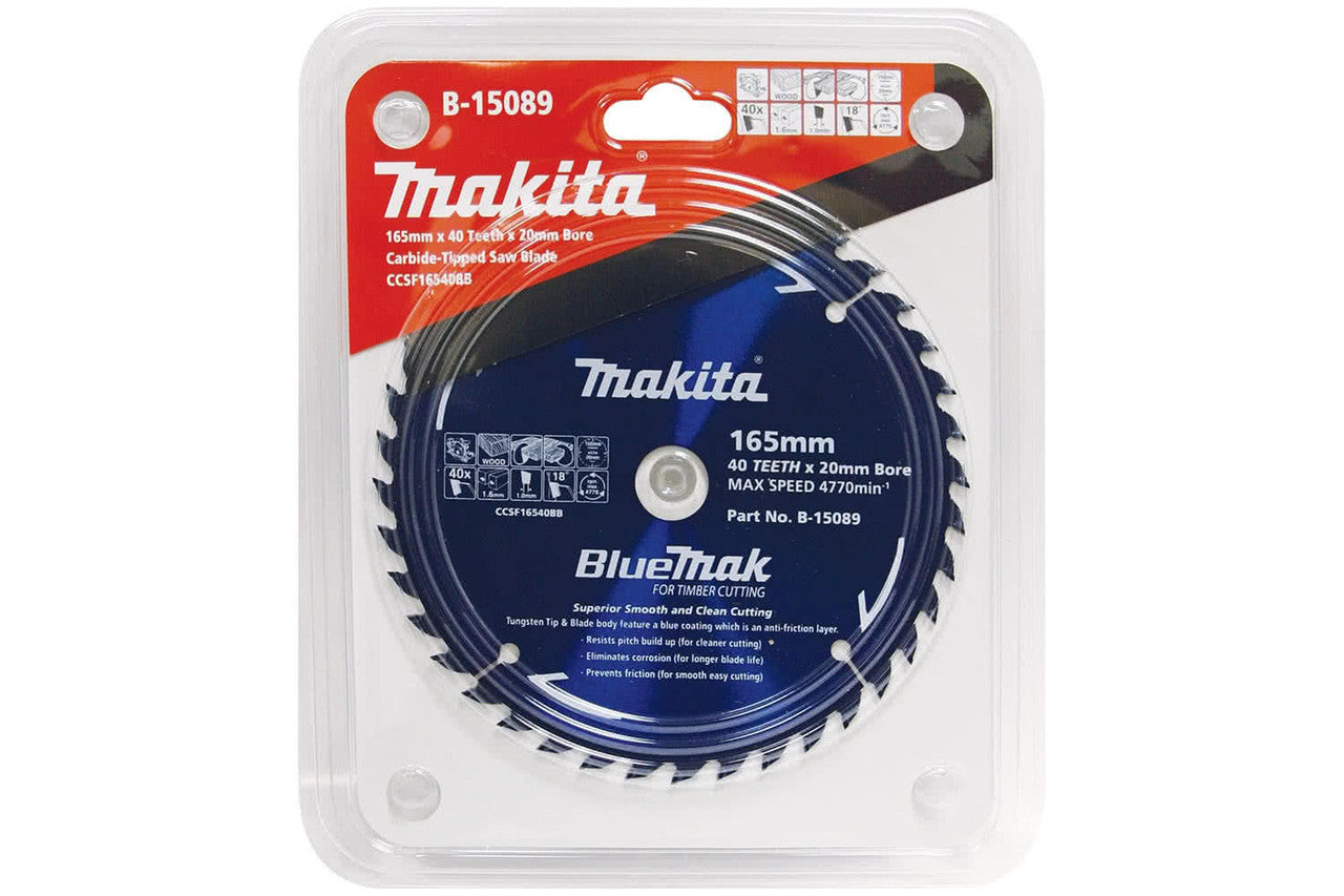 Makita BlueMak Saw Blade Wood TCT 60T 216mm