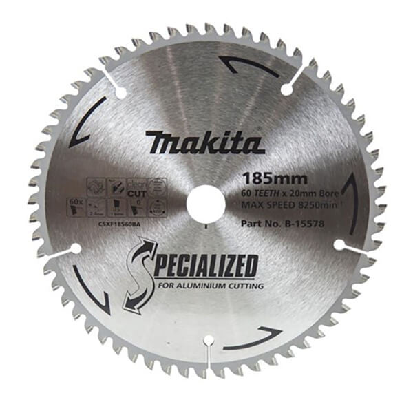 Makita Saw Blade Aluminium TCT 60T 185mm