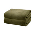Angove 2pack Bath Sheet 80x160cm Olive