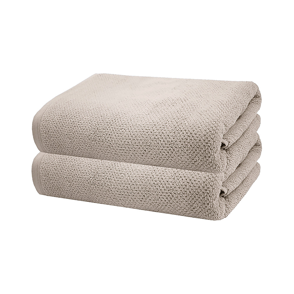 Angove 2pack Bath Sheet 80x160cm Pebble Grey - Bath Sheet