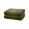 Angove 2pack Bath Towel 70x140cm Olive Green - Bath Towel