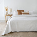 Qb/Kb Botanica Coverlet Set White