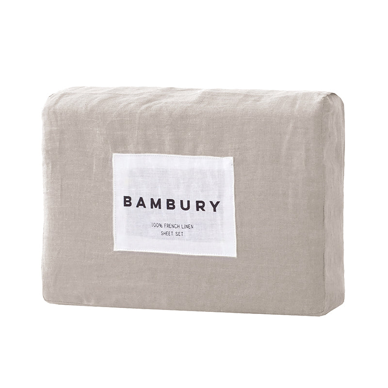 Linen Sheet Set Pebble
