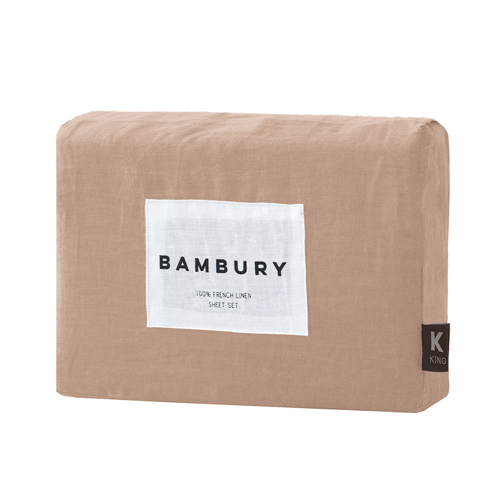 Linen Sheet Set Tea Rose