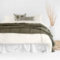 Db Temple Organic Cotton Quilt Cover Set Ivory