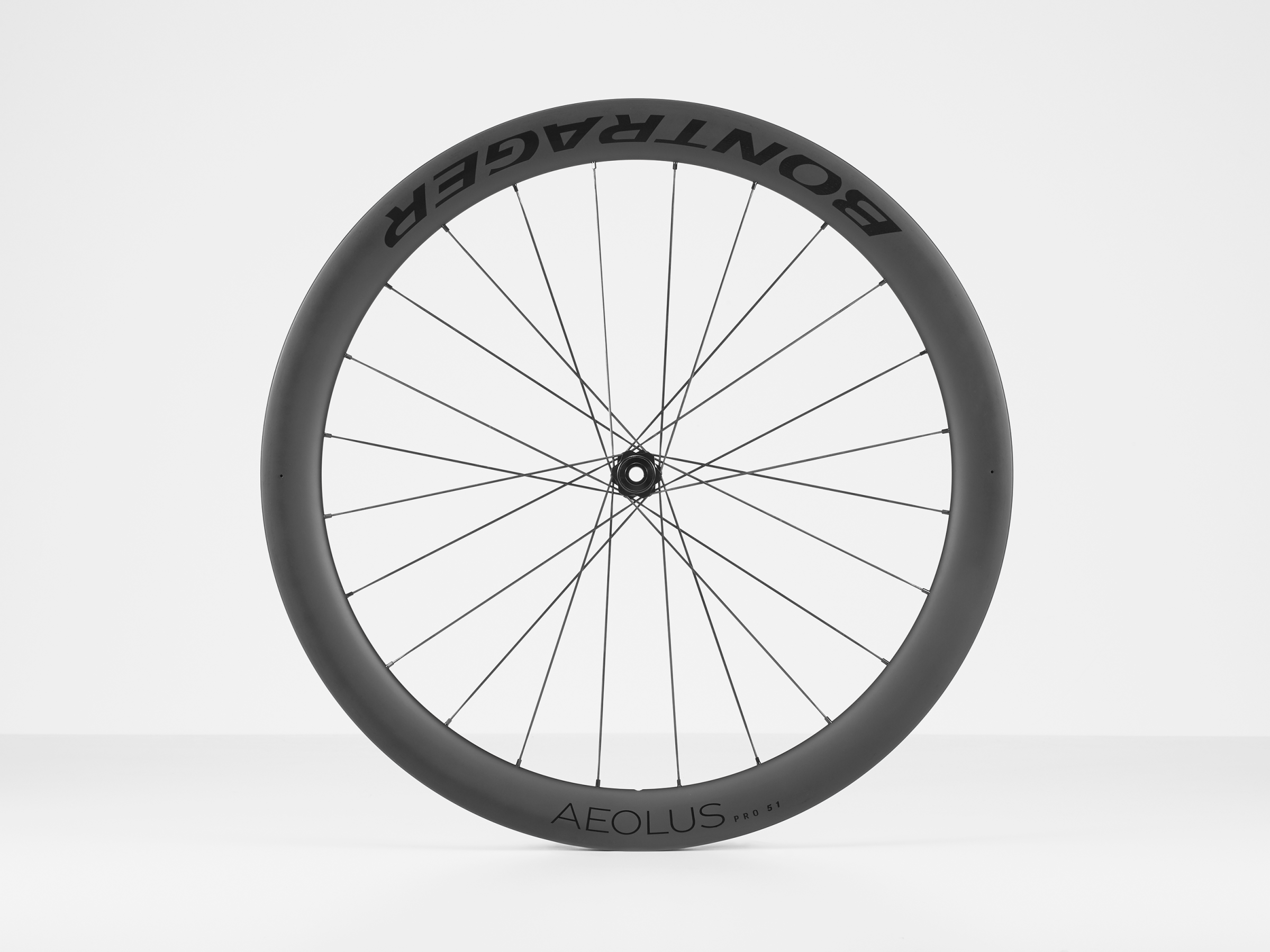 Wheel Front Bontrager Aeolus Pro 51 Disc TLR 12T Black