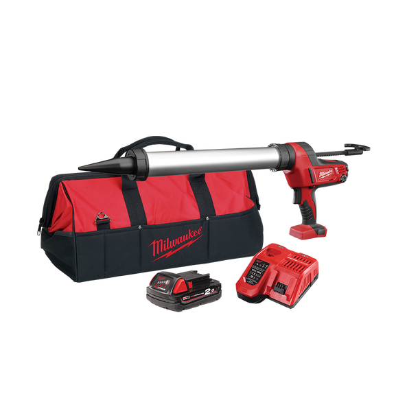Milwaukee M18 Caulk Gun 600ml Alum Sausage CNV Kit