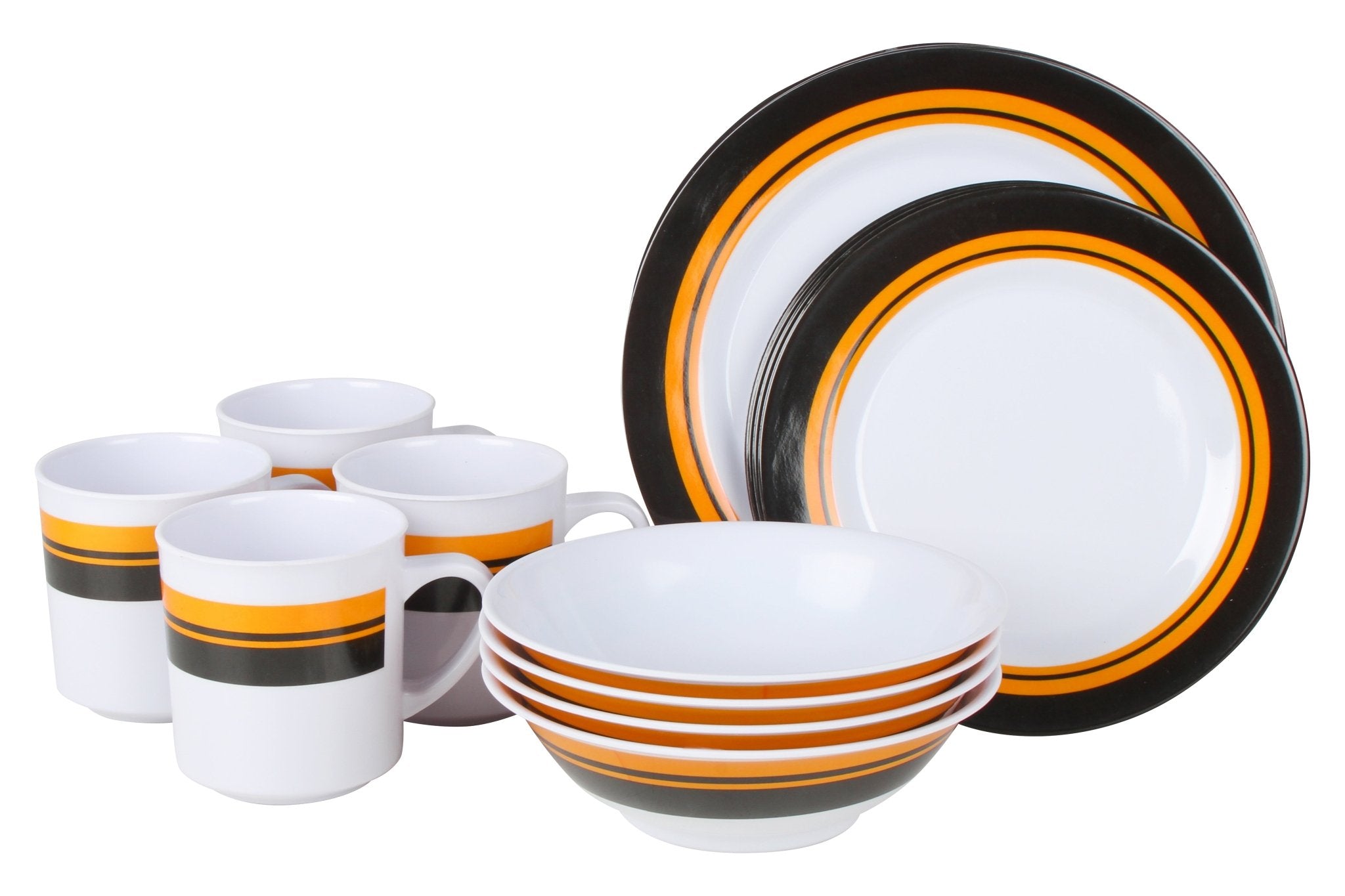 MELAMINE CAMPING DINNER SET 16PCE