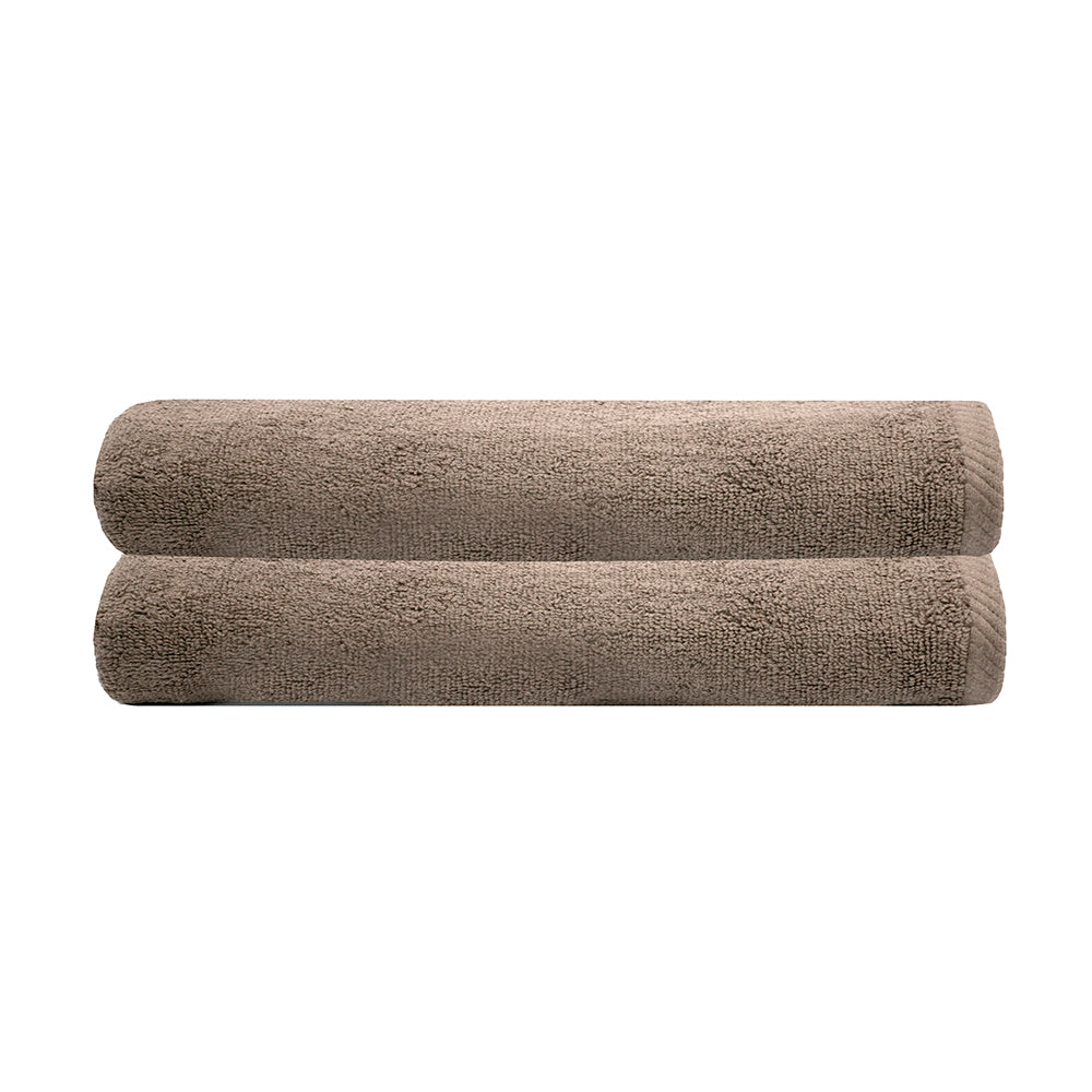 Chateau 2pack Bath Sheet 80x160cm Latte
