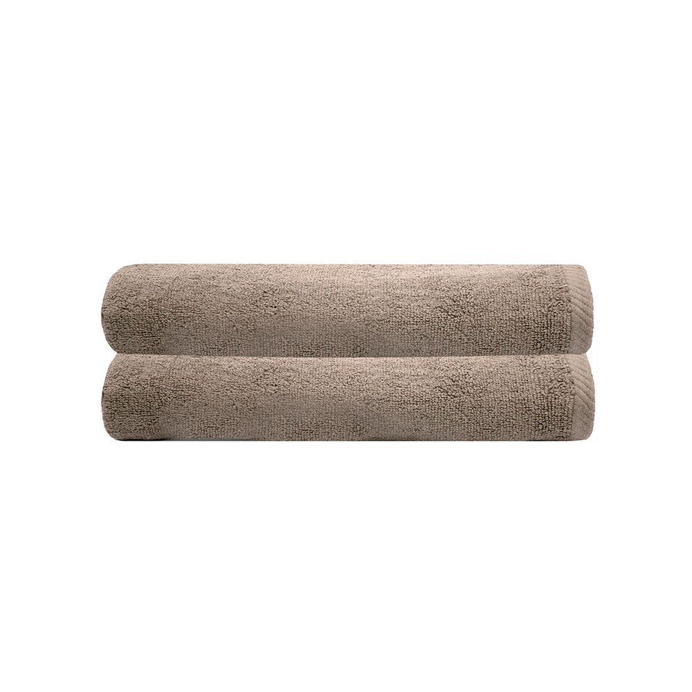 Chateau 2pack Bath Towel 68x137cm Latte Beige - Bath Towel