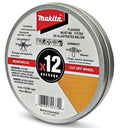 MAKITA INOX CUT DISC 12PC TIN 125 X1.2 X22.23mm -