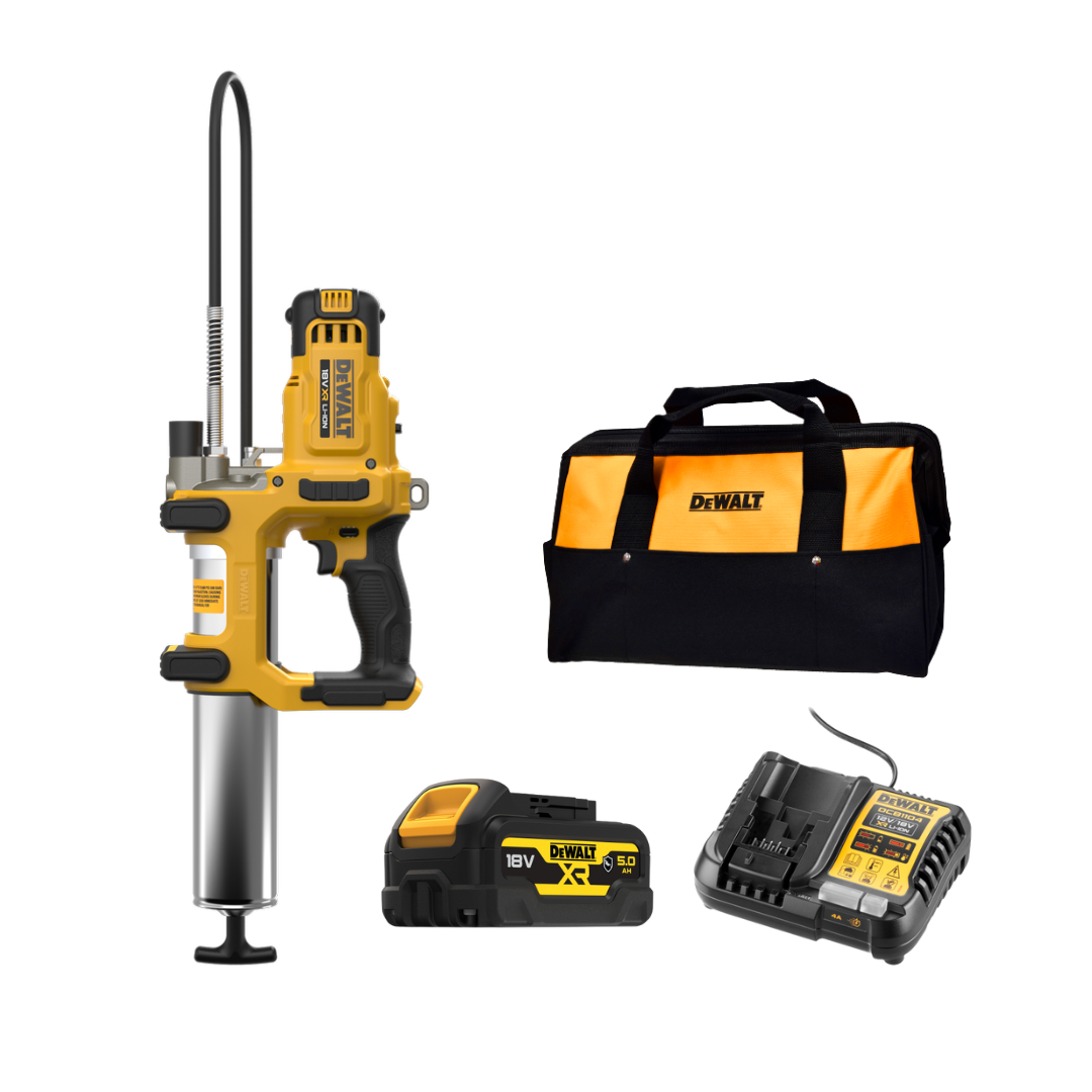 Dewalt XR Grease Gun 18V DCGG581P1G-XE Kit