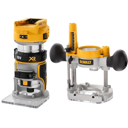 DewaltXRRouter8mm+BaseBL18VDCW604N-XJSkinOnly