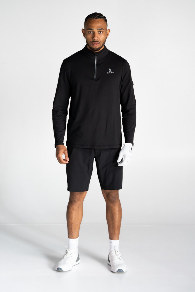 Clutch & Co The Clutch Stretch Golf Short - 30 - BLACK