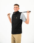 Clutch & Co Performance Stretch Woven Vest - XL - BLK/GLD