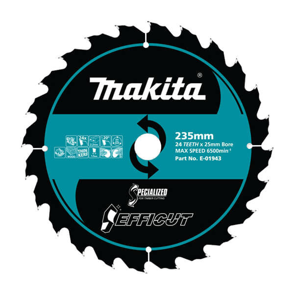 Makita Efficut Saw Blade TCT 60T 235mm