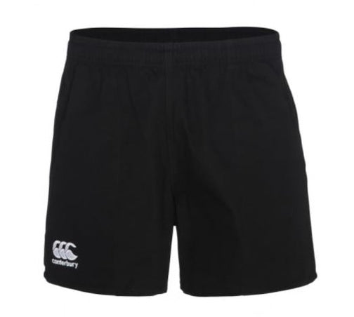 Canterbury Mens Essential Rugged Drill Cotton Short - 2XL - Black