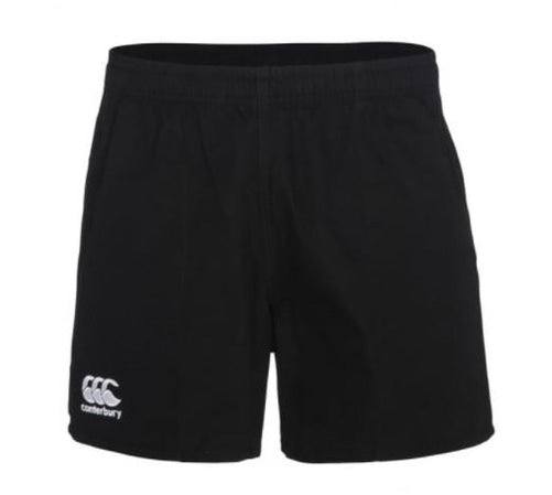 Canterbury Mens Essential Rugged Drill Cotton Short - M - Black
