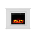 Devanti Electric Fireplace Fire Heater 2000W White