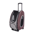 Eva Pet Carrier/Wheeled Carrier - Chocolate by Ibiyaya