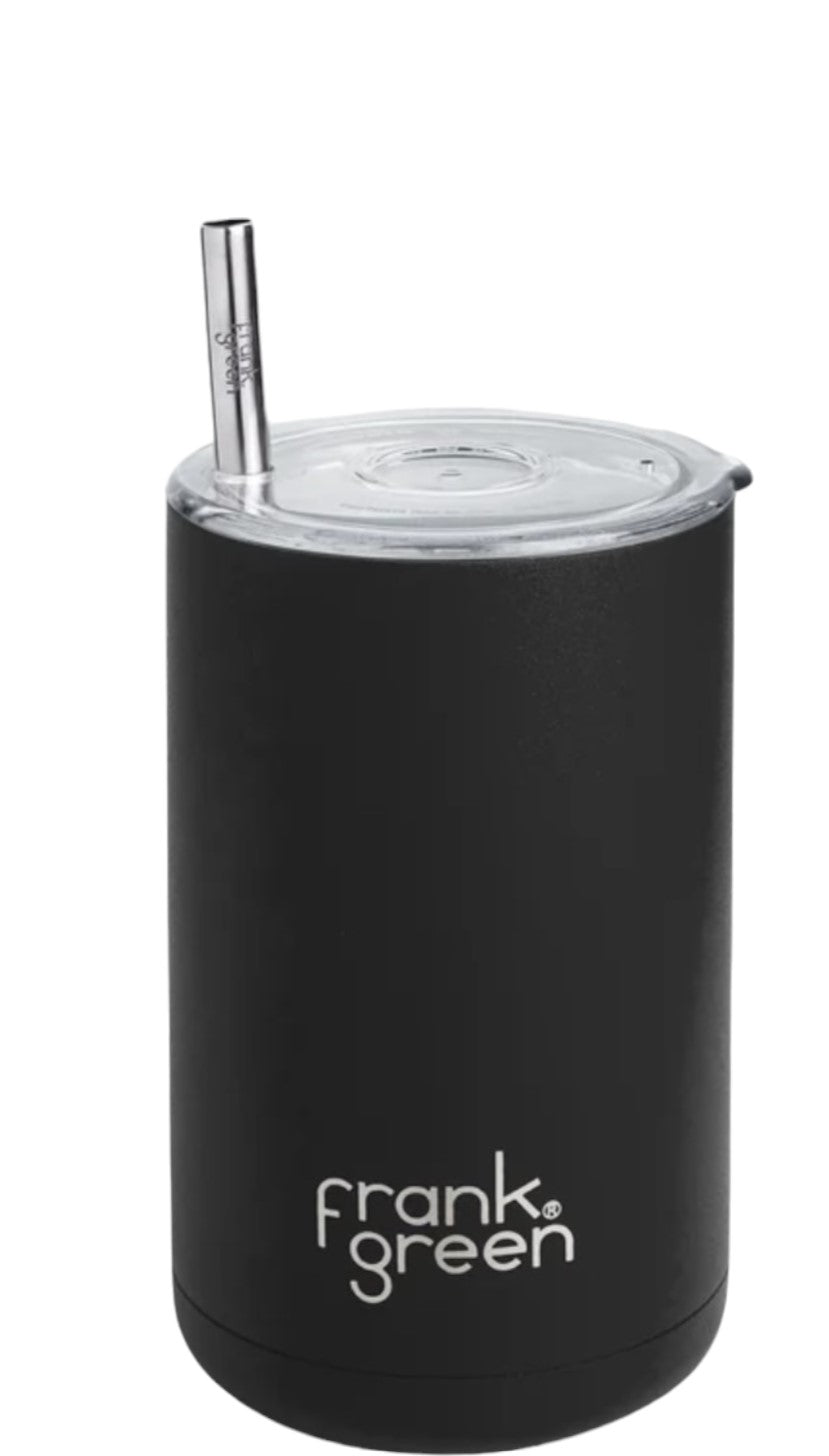 frank green Iced Coffee Cup with Straw - Midnight
