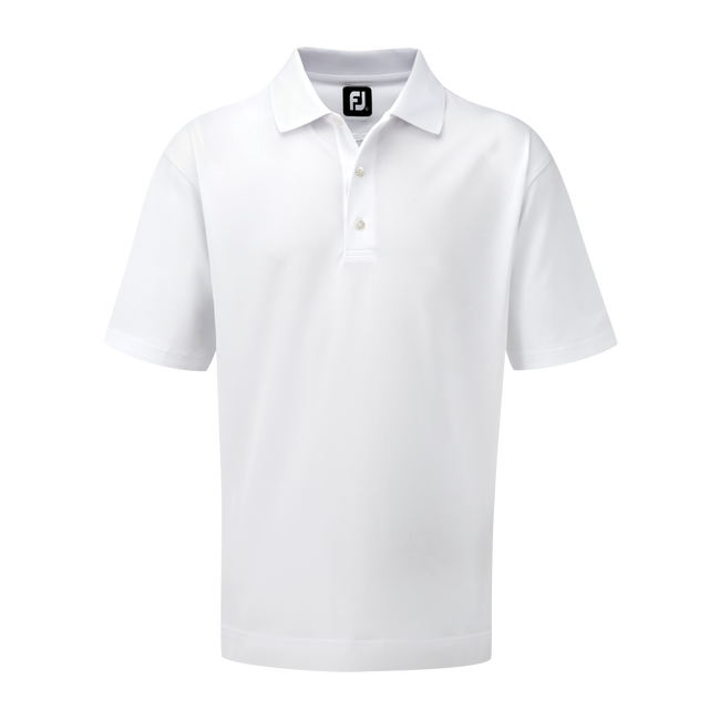 Footjoy Stretch Pique Solid Shirt  - 2XL / White