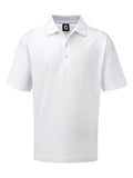Footjoy Mens Stretch Pique Sold Polo - XL - White